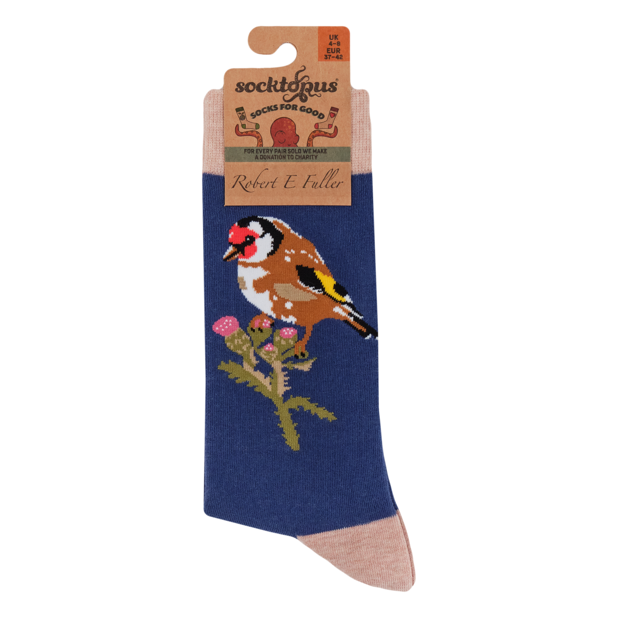 Goldfinch Socks - Robert E Fuller