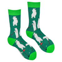 Polar Bear Socks - Golf Bear