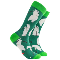 Polar Bear Socks - Golf Bear
