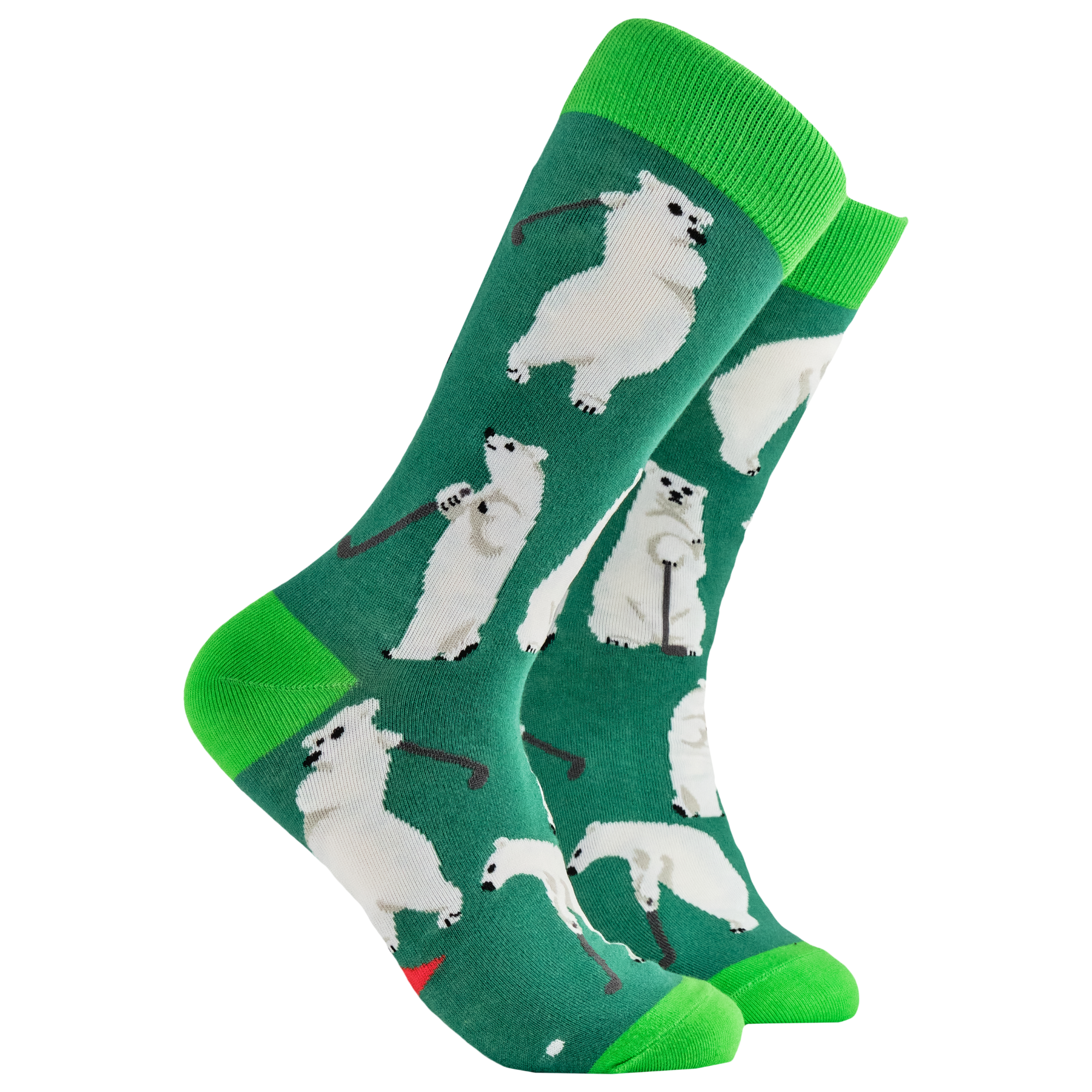 Polar Bear Socks - Golf Bear