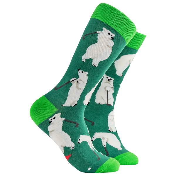 Polar Bear Socks - Golf Bear