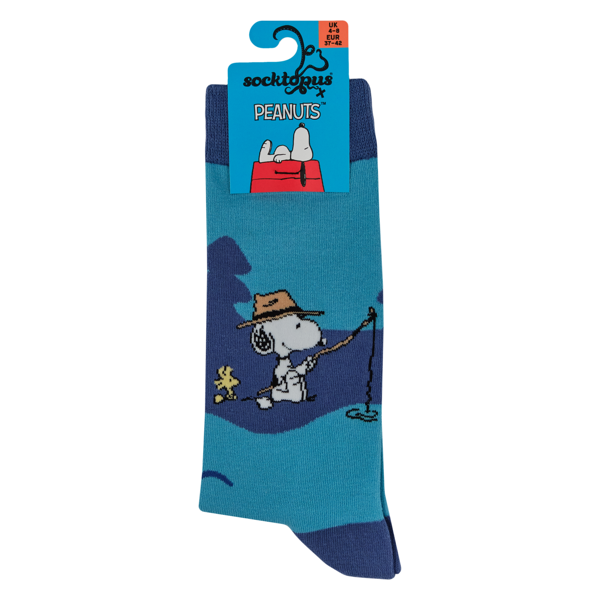 Gone Fishing Socks - Peanuts