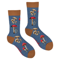 Crystals and Mushrooms Socks - Good Vibes and Fun-Gis