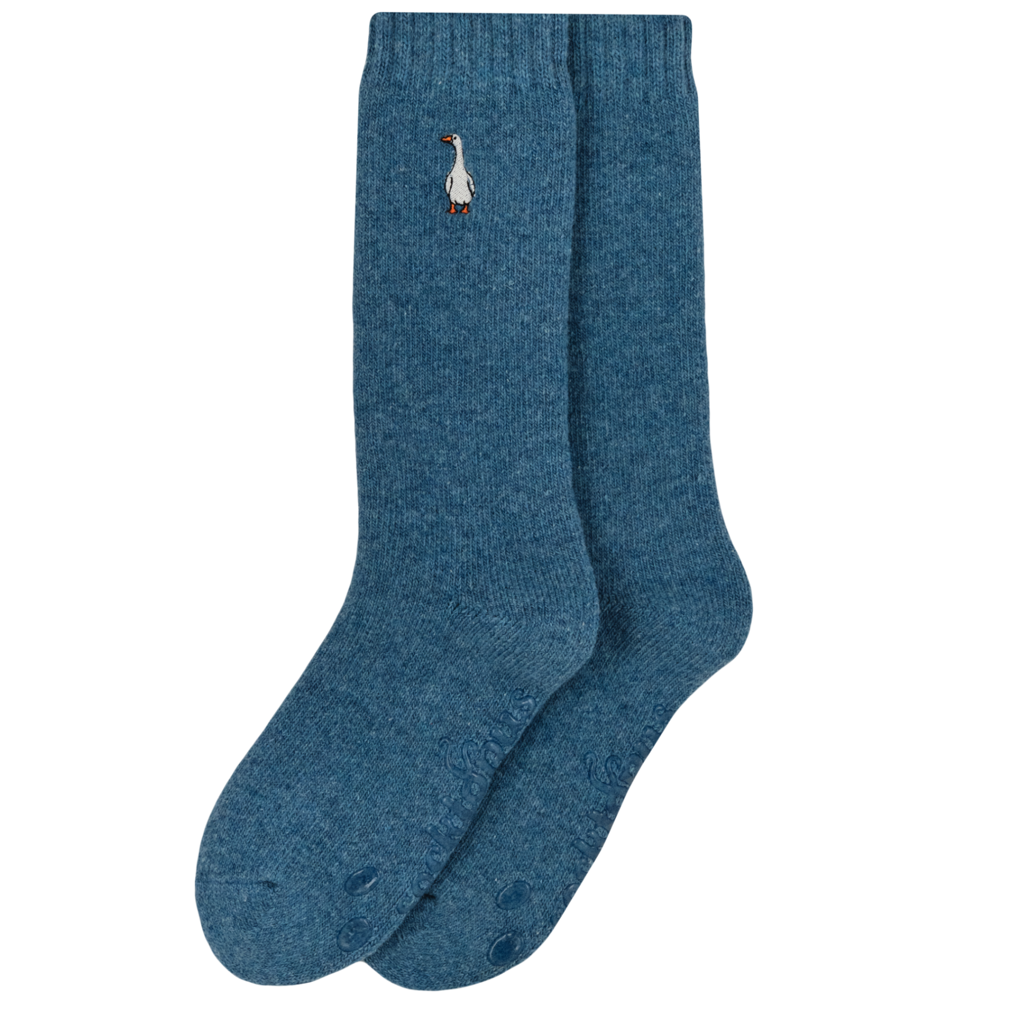 Goose Embroidered Boot Socks