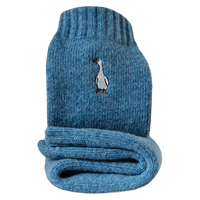 Goose Embroidered Boot Socks