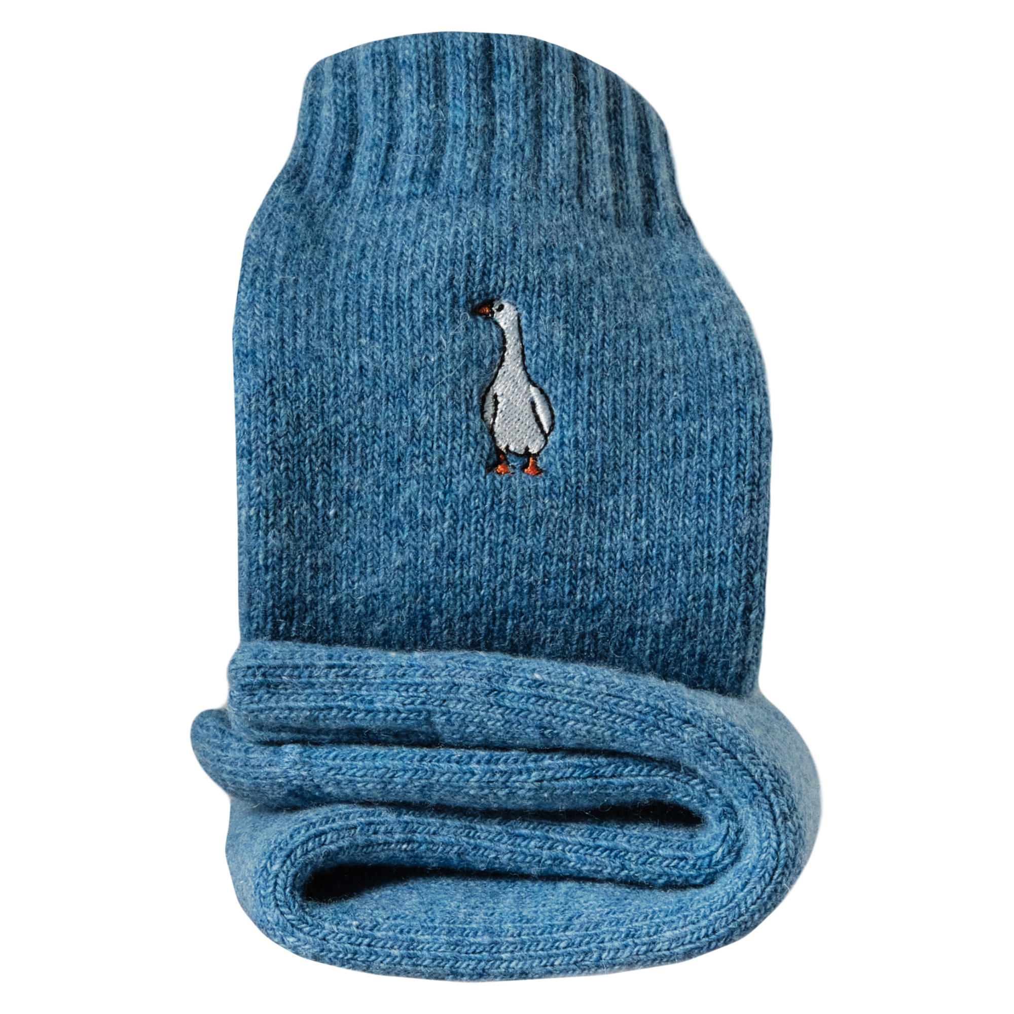 Goose Embroidered Boot Socks