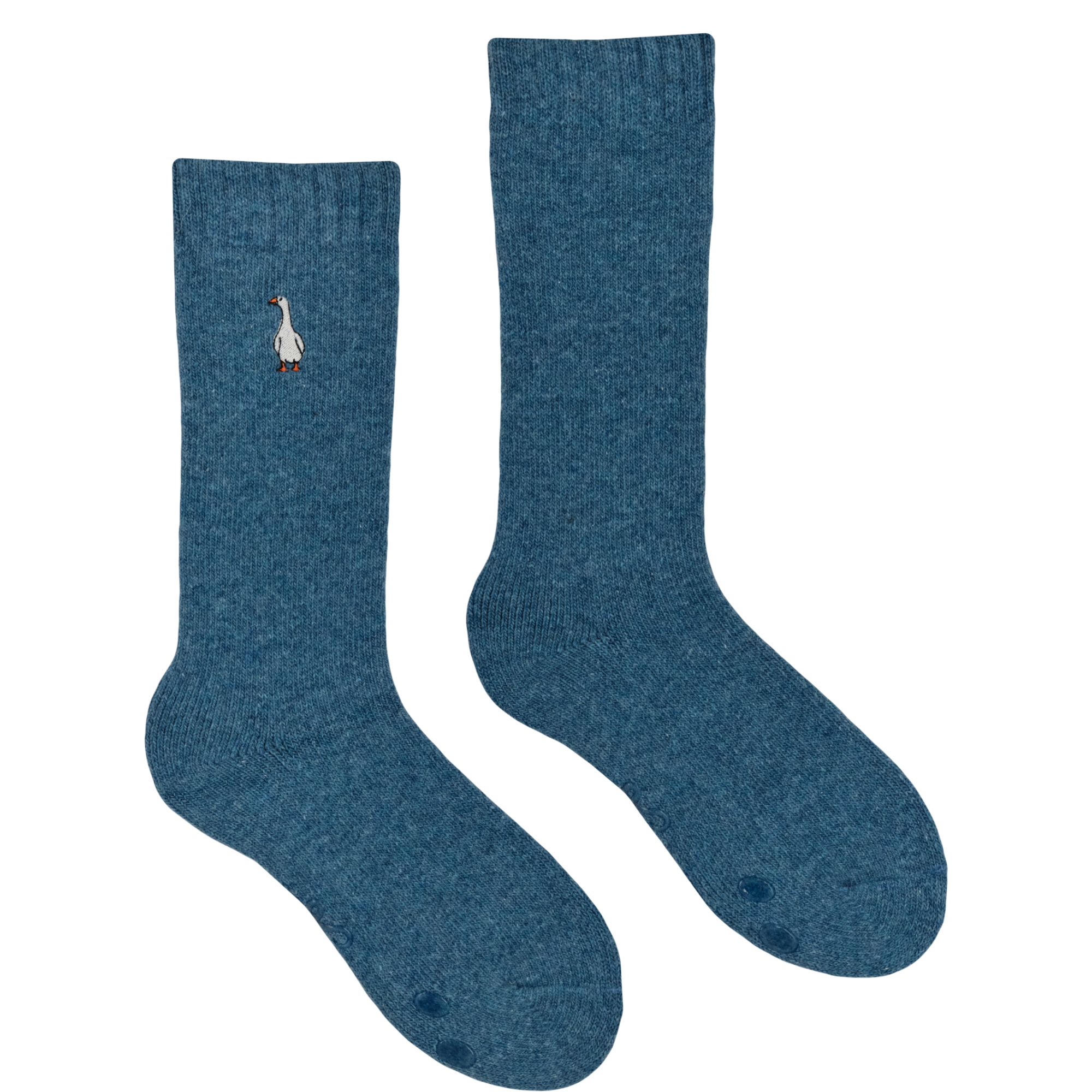 Goose Embroidered Boot Socks
