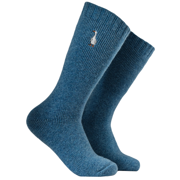 Goose Embroidered Boot Socks