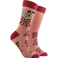 Gromit and Fluffles Bow Socks - Wallace and Gromit