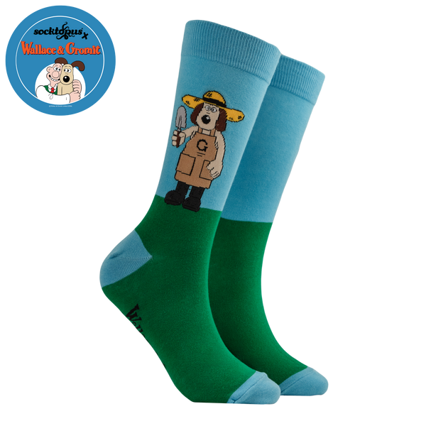 Gromit's Garden Socks - Wallace and Gromit
