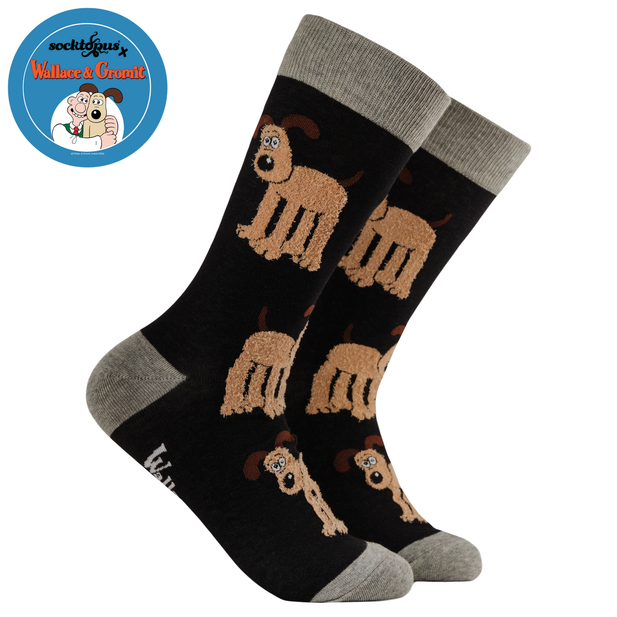 Fluffy Gromit Socks - Wallace and Gromit