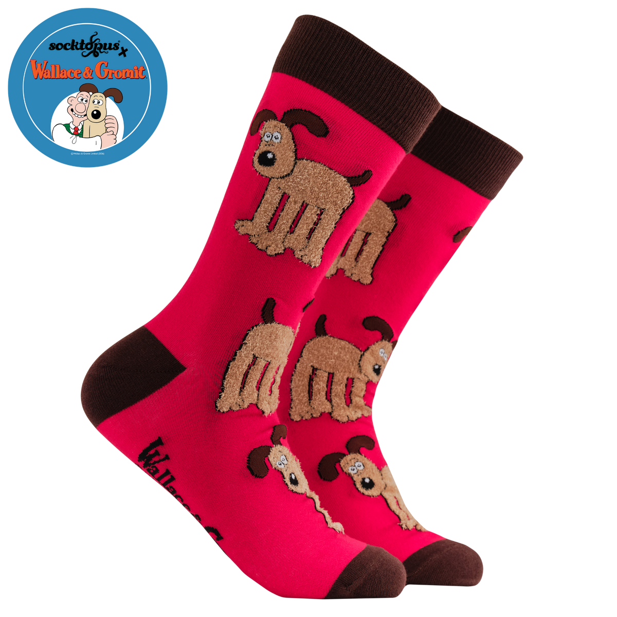 Fluffy Gromit Socks - Wallace and Gromit