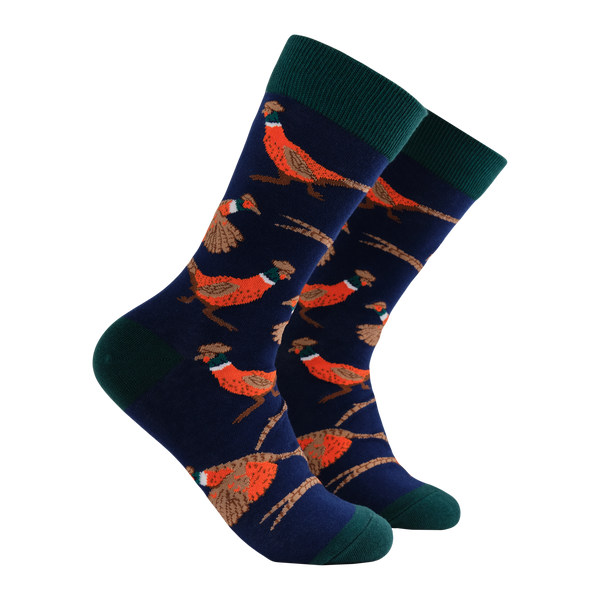 Pheasant Socks - Game Bird - NAVY