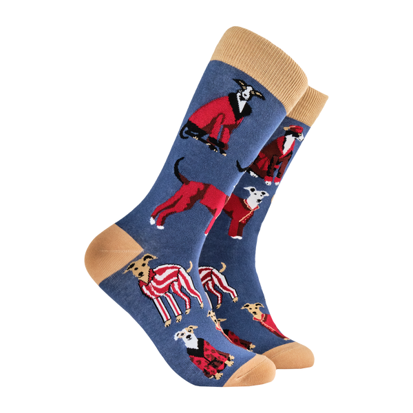 Italian Greyhound Socks - Gentleman's Best Friend - SMALL