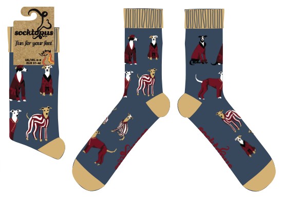 Italian Greyhound Socks - Gentleman's Best Friend