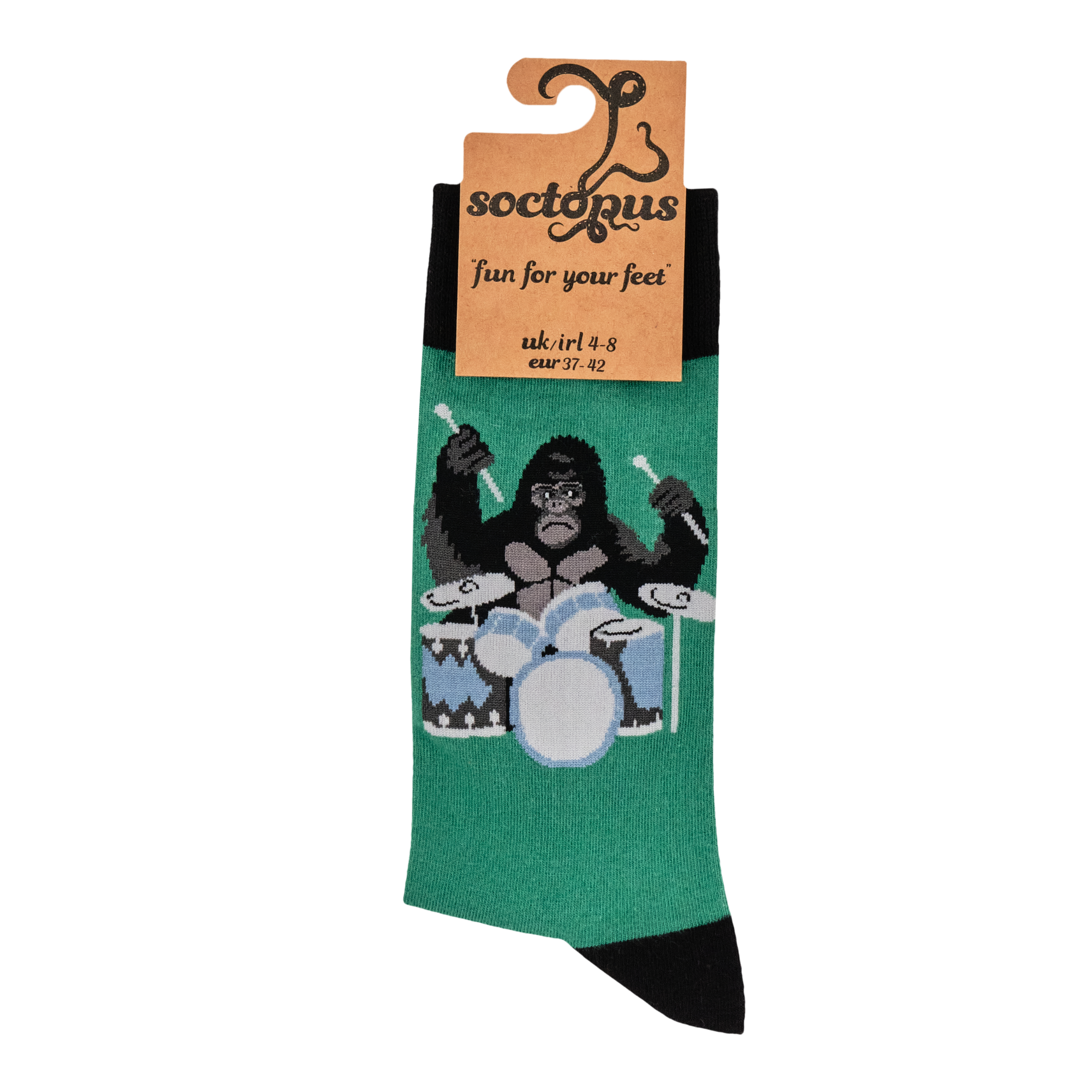 Gorilla Drumming Socks