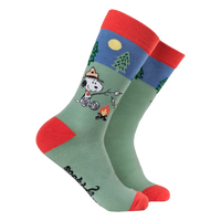 Happy Campers Socks - Peanuts