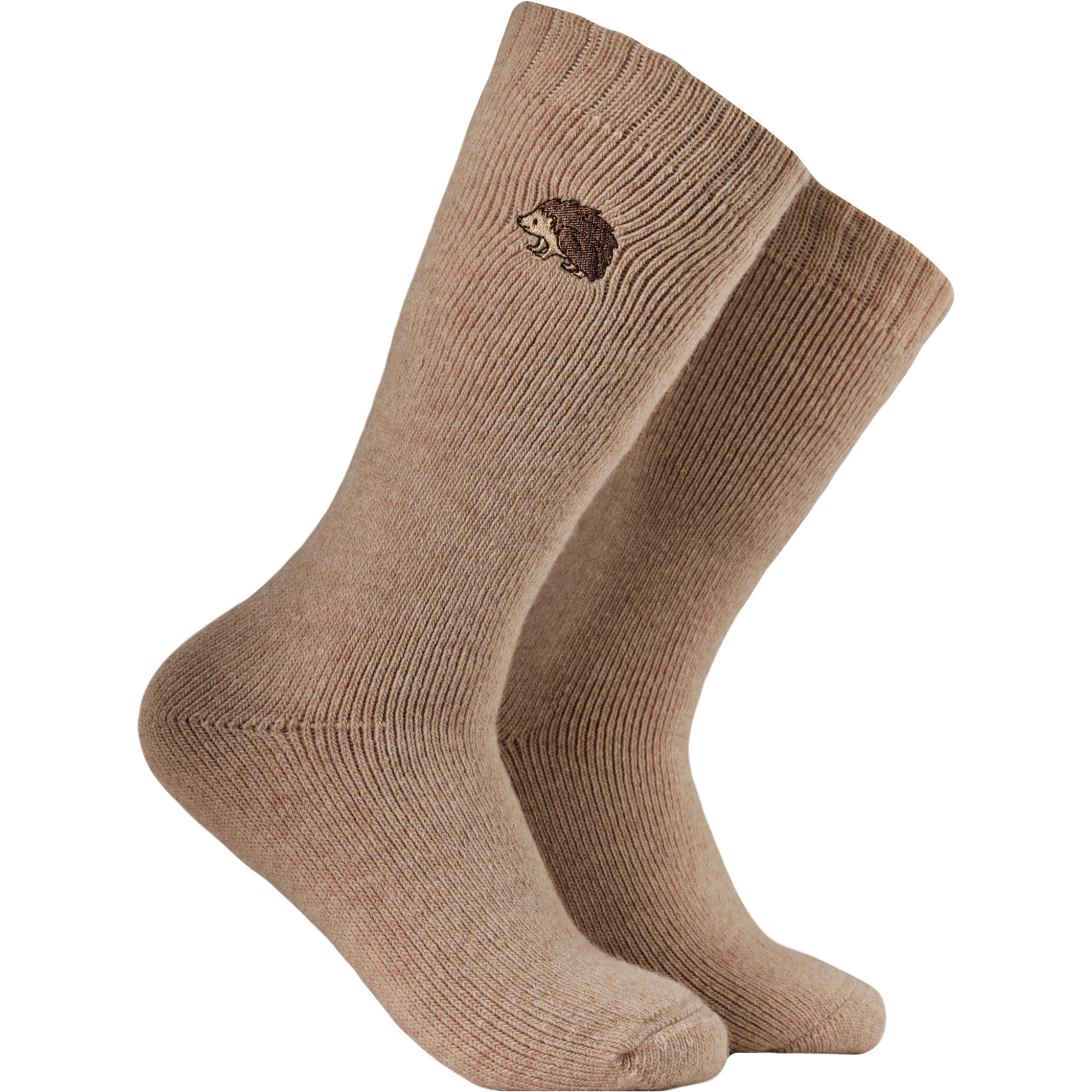 Hedgehog Embroidered Boot Socks