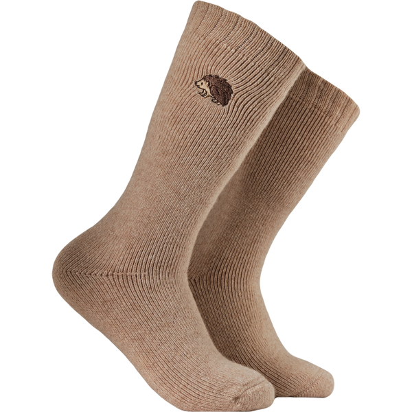 Hedgehog Embroidered Boot Socks
