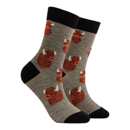 Highland Coo Rubber Duck Mini Socks
