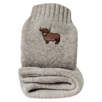 Highland Cow Embroidered Boot Socks