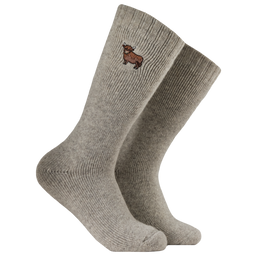 Highland Cow Embroidered Boot Socks