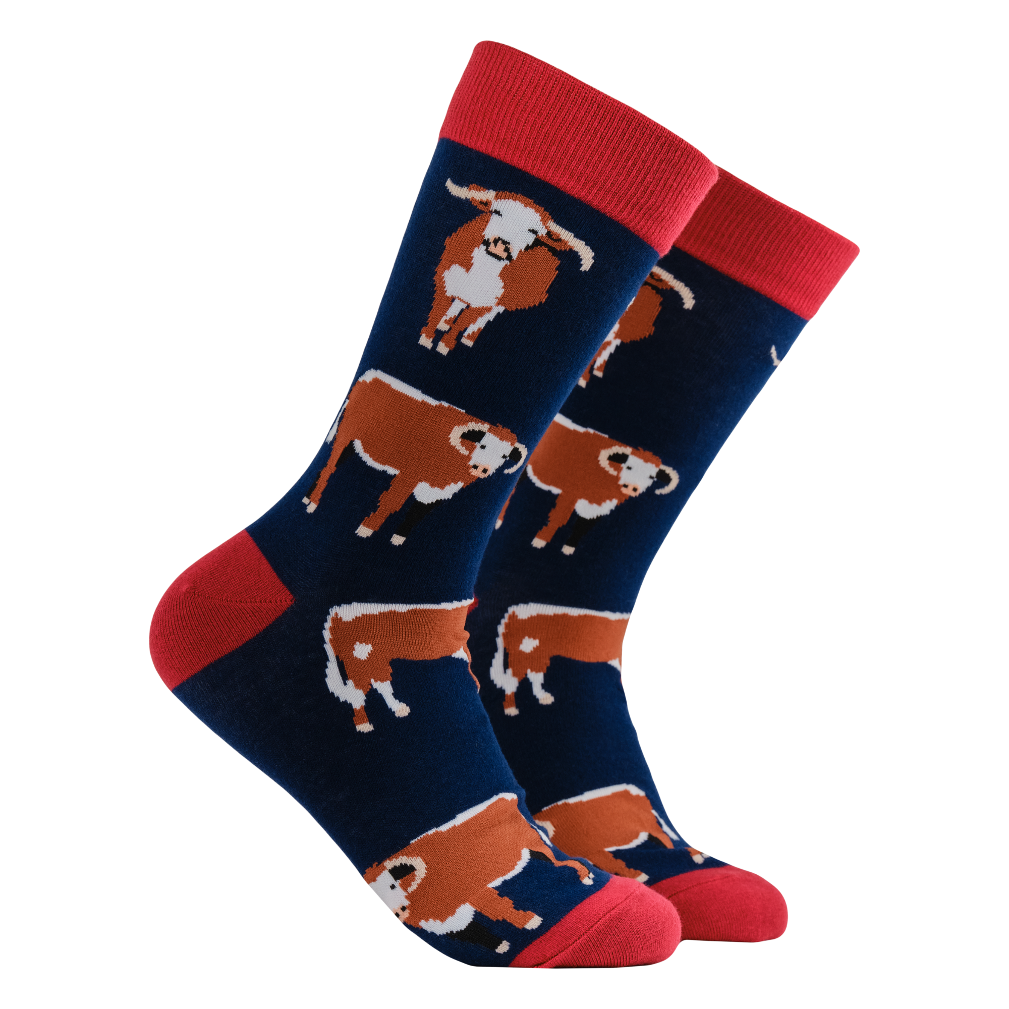Longhorn Cow Socks - Horn To Be Wild