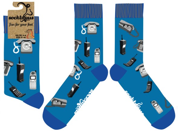 Telephone Socks - Hello?!