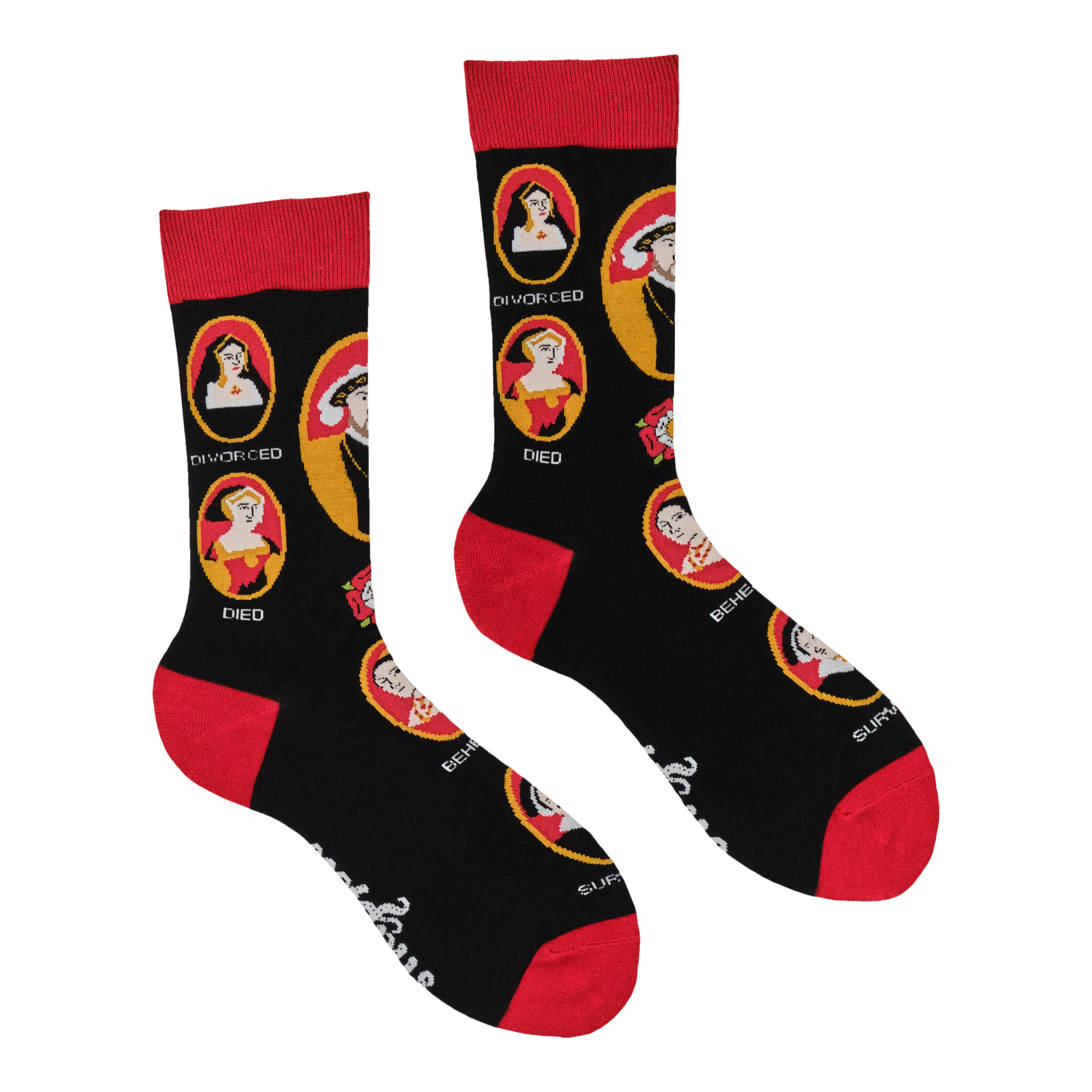 History Socks - Henry VIII and His Wives