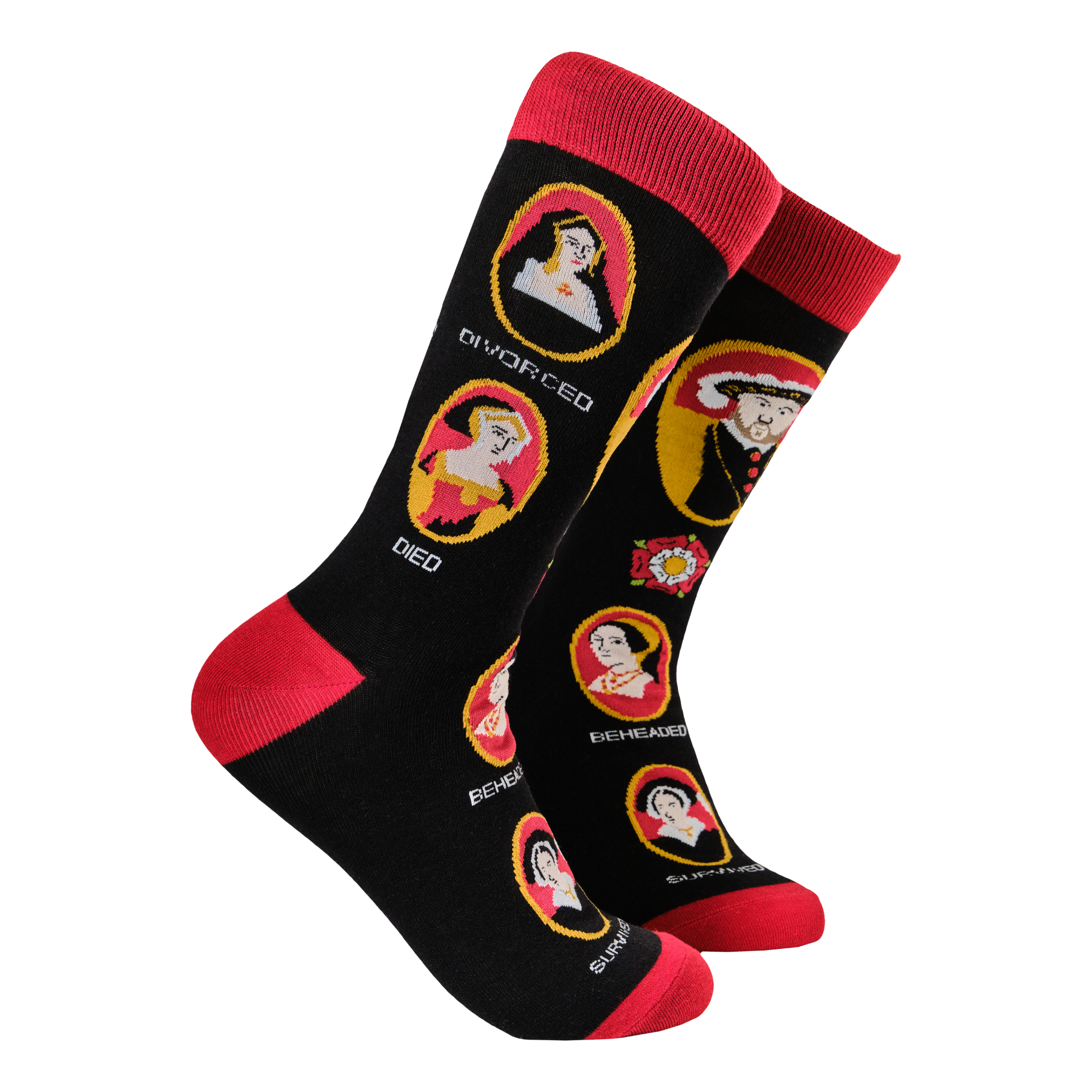 History Socks - Henry VIII and His Wives
