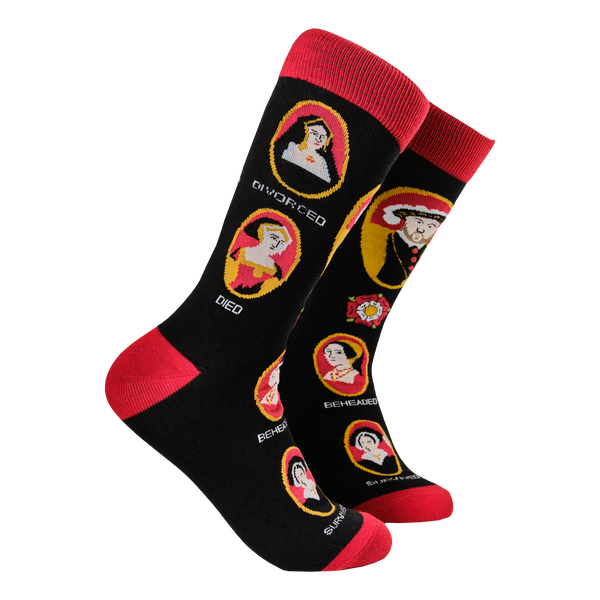 History Socks - Henry VIII and His Wives