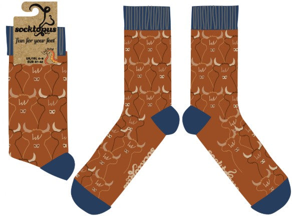 Highland Cow Socks - Herd Mentality