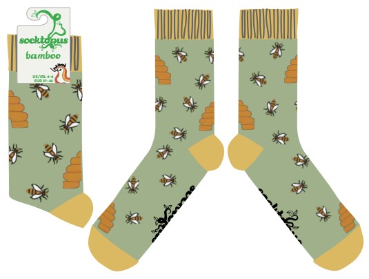 Honey Bee Bamboo Socks