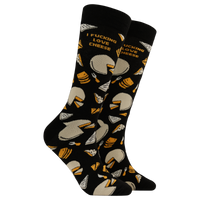 I Fucking Love Cheese Socks - Large