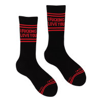 Sweary Sport Socks - I Fucking Love You