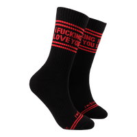 Sweary Sport Socks - I Fucking Love You