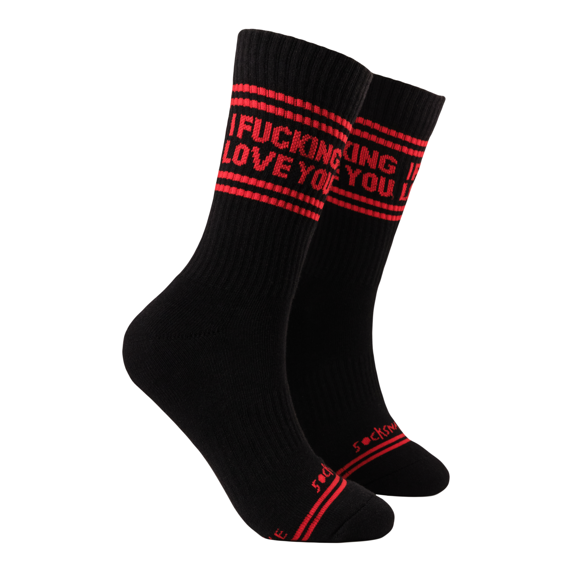 Sweary Sport Socks - I Fucking Love You
