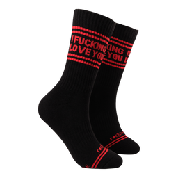 Sweary Sport Socks - I Fucking Love You