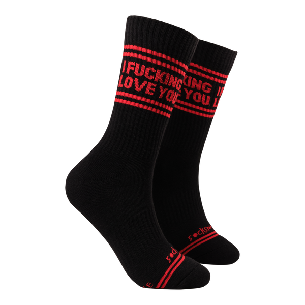 Sweary Sport Socks - I Fucking Love You