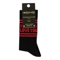 Sweary Sport Socks - I Fucking Love You