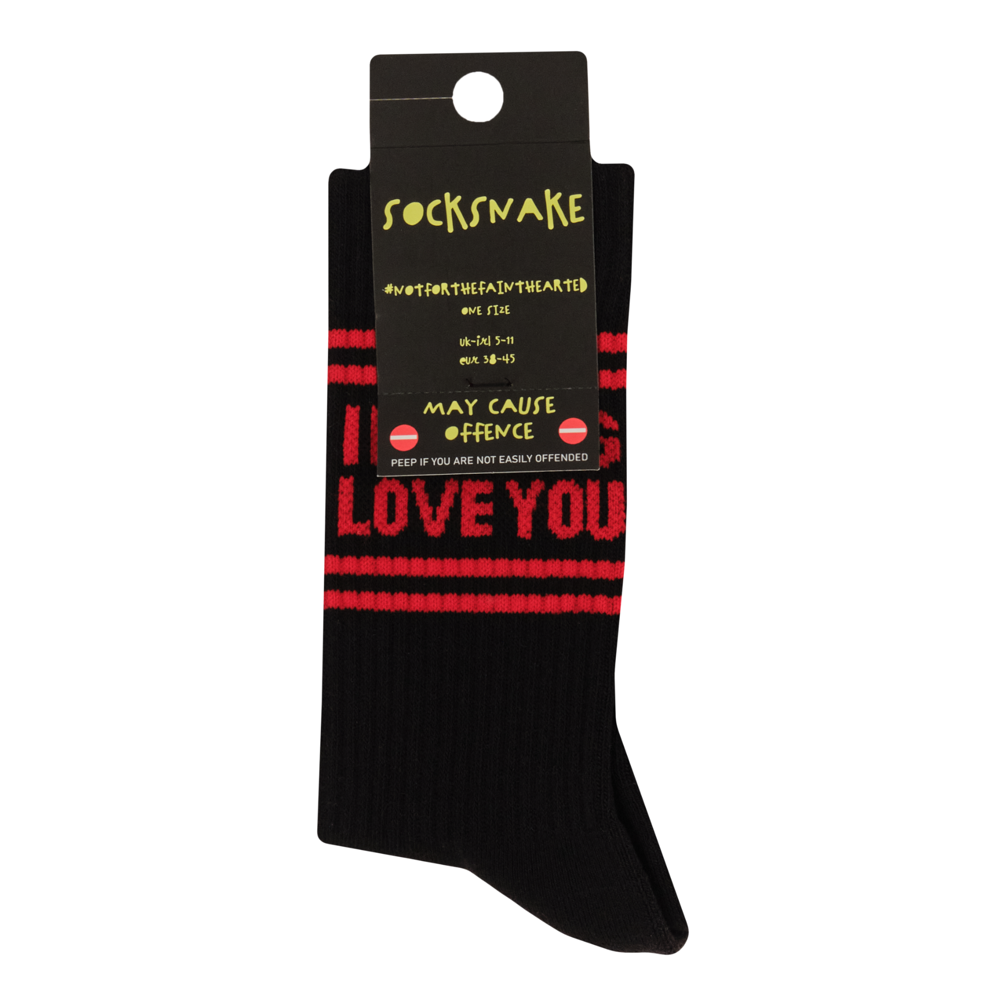Sweary Sport Socks - I Fucking Love You