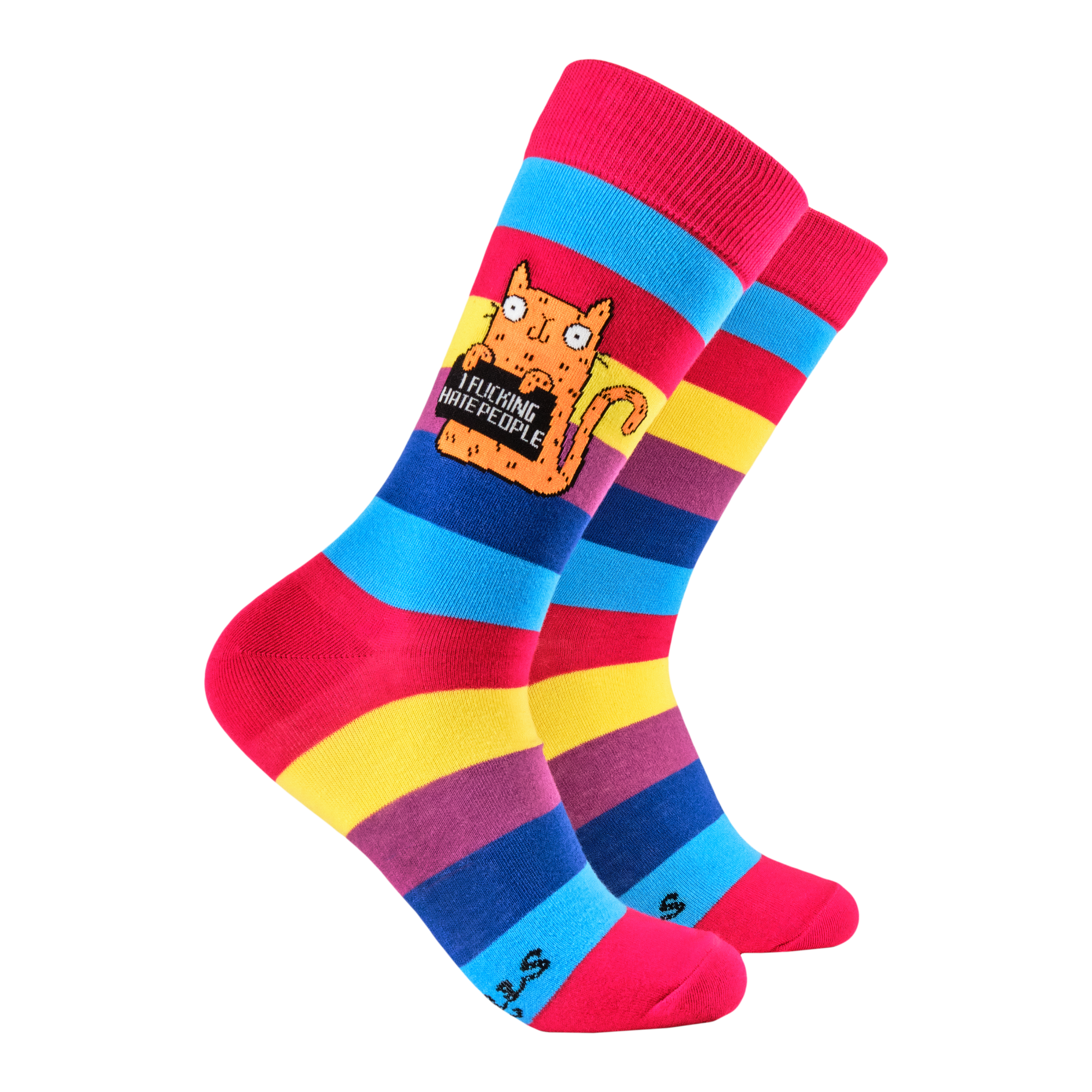 I Fucking Hate People Socks - Socktopus X Katie Abey