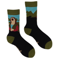 Capybara Mona Lisa Socks - I Louvre Capybaras