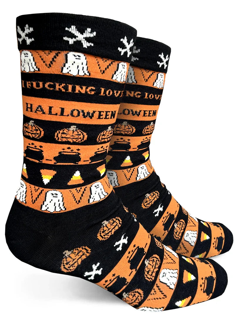 I Fucking Love Halloween Socks