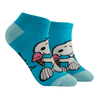 Ice Cream Snoopy Trainer Socks - Peanuts