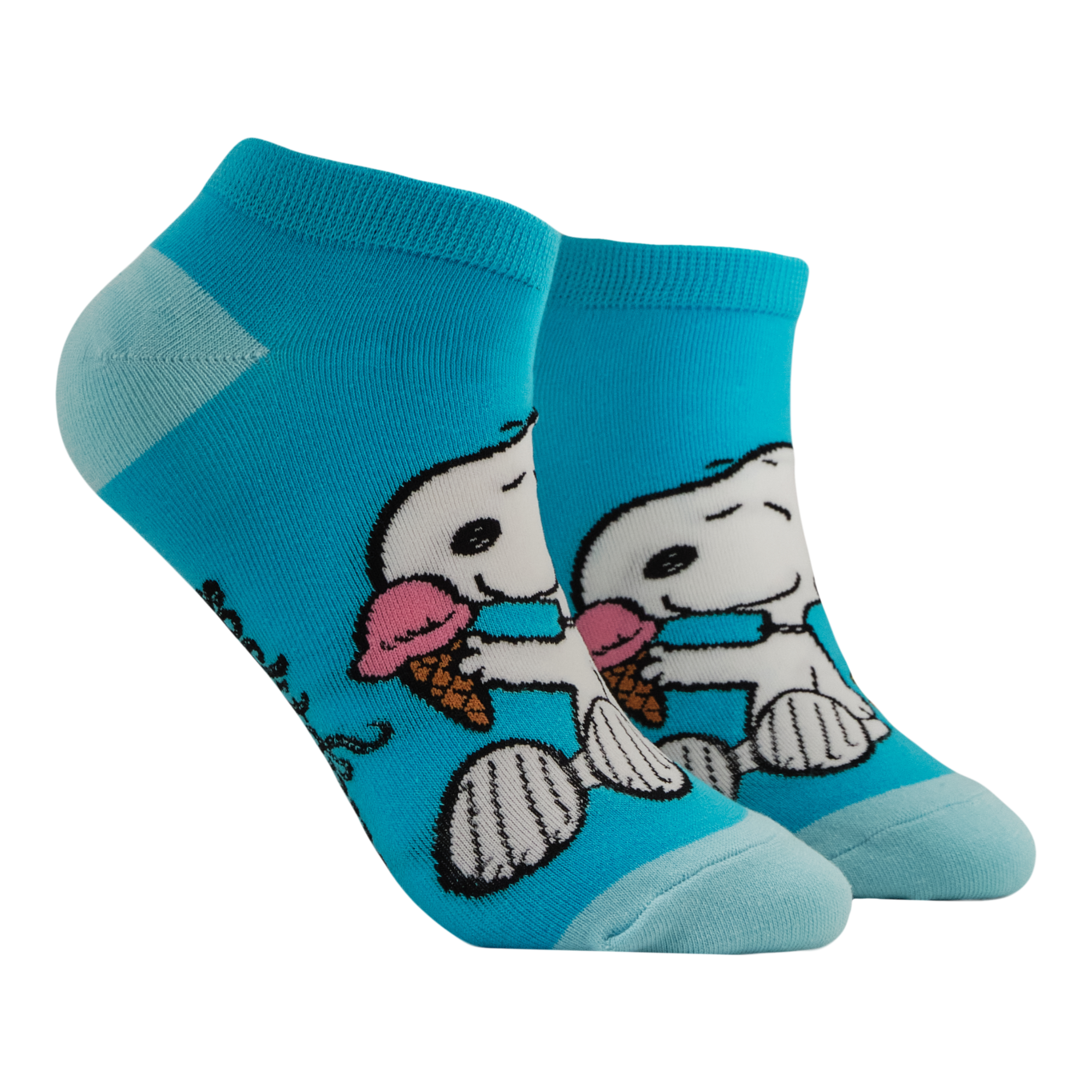 Ice Cream Snoopy Trainer Socks - Peanuts
