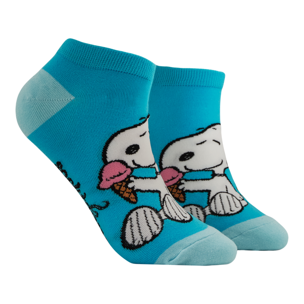 Ice Cream Snoopy Trainer Socks - Peanuts