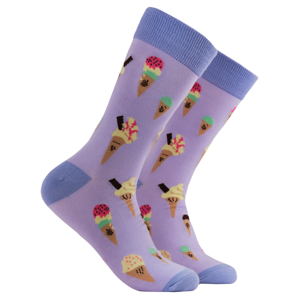 Ice Cream Bamboo Socks - Ice Cream You Scream