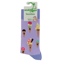Ice Cream Bamboo Socks - Ice Cream You Scream