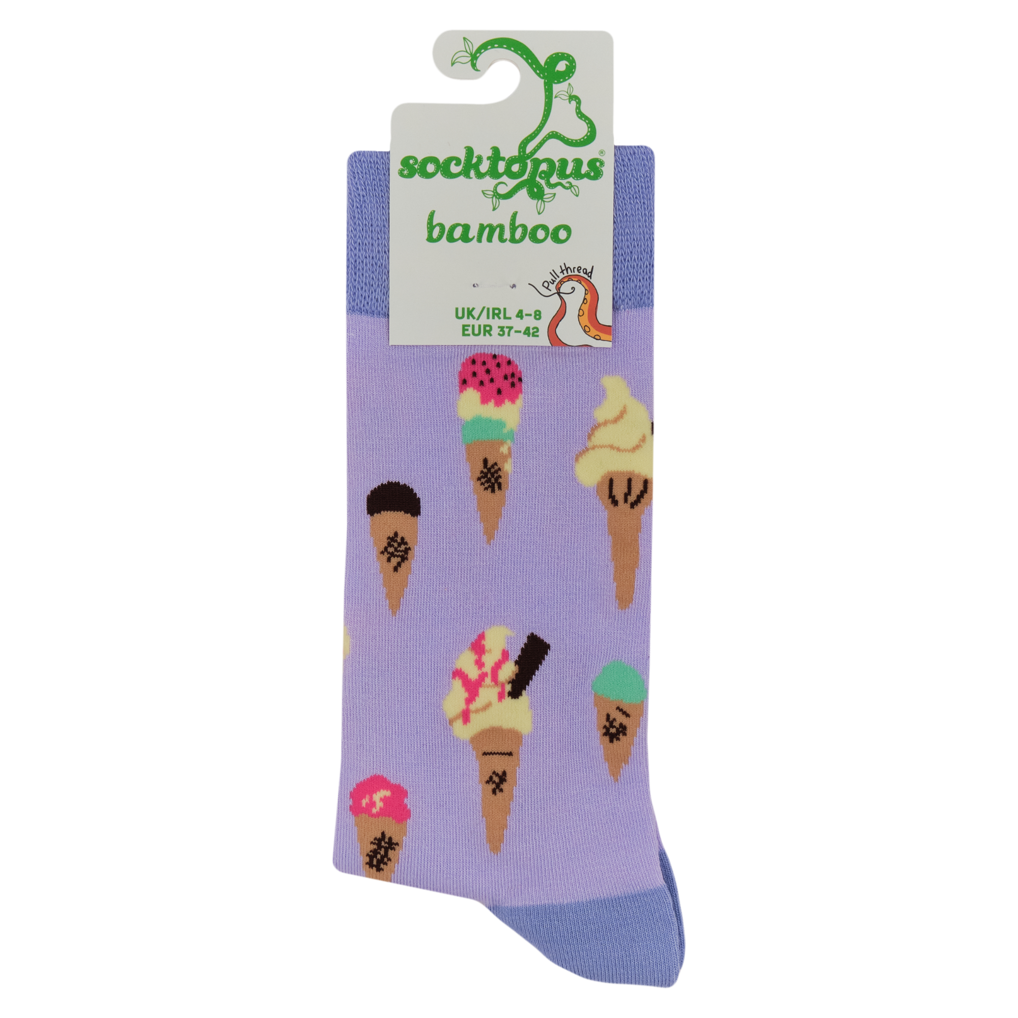 Ice Cream Bamboo Socks - Ice Cream You Scream